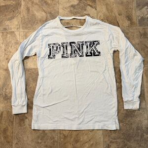 PINK Victoria's Secret White long sleeve